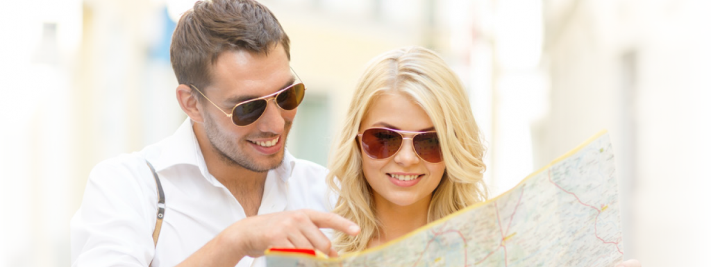Tourists with Map
